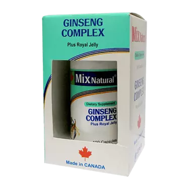 کپسول جینسینگ کمپلکس + رویال ژلی 100 عددی میکس نچرال